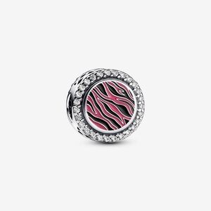 Pandora Pink Zebra Charm